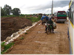 On the road to Siem Reap