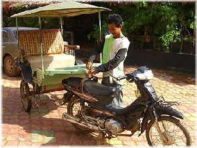 Preparing my Tuktuk