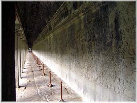 Reliefgallery inside Angkor Wat