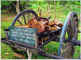 cow cart with mines